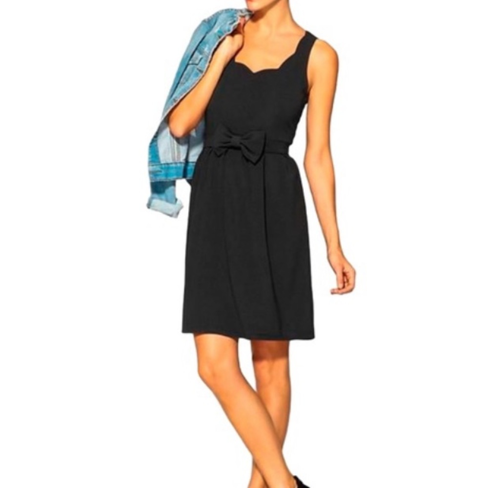 Pim + Larkin Black Bow Dress — Size XS